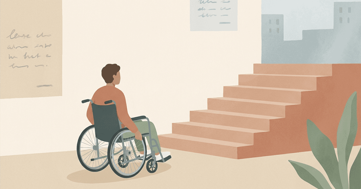 Illustration psychoéducative Feellow sur le modèle social du handicap