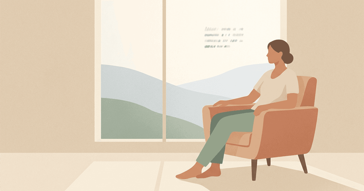 Illustration psychoéducative Feellow sur la sérénité